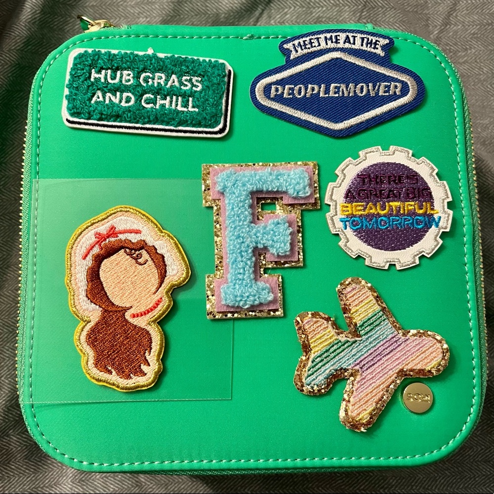 Bundle of patches - travel case in background not included